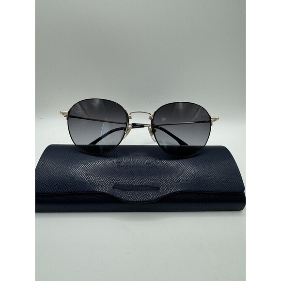 Designer Sunglasses NWT - Lozza SL2355 - Round Gold Rimless - Retail $300+ - Picture 1 of 4